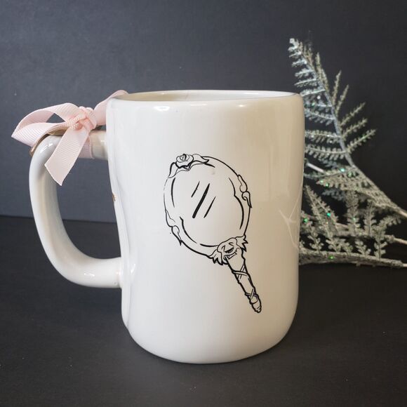 NEW Rae Dunn Disney Collectible Beauty and the Beast Double Sided Mug - Picture 1 of 7